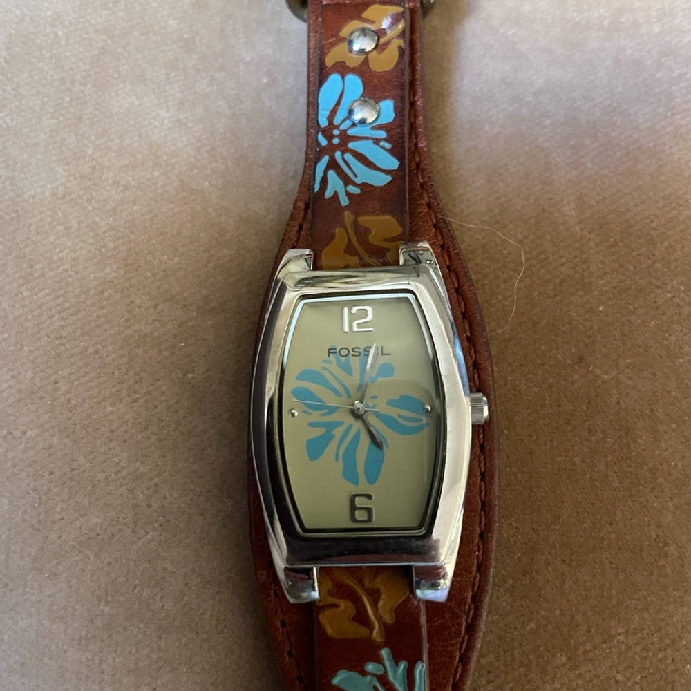 Fossil Tan Leather Strap
